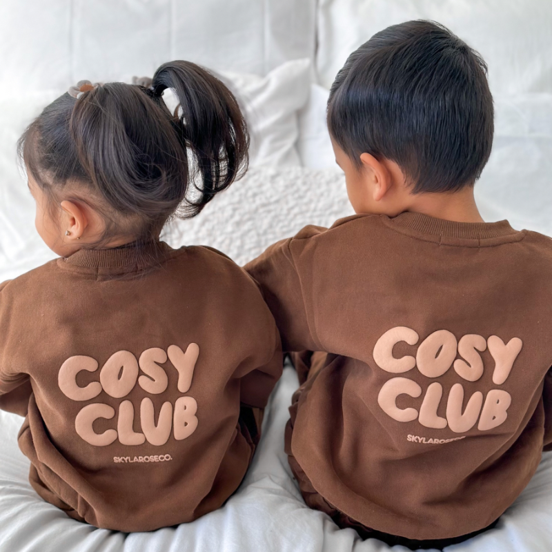 Cosy Club Kids Set - Chocolate Brown
