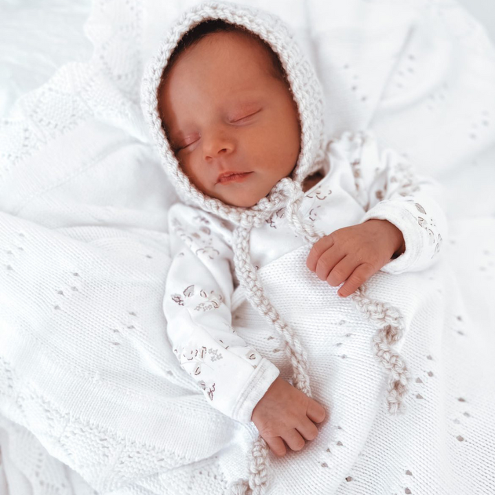 Heirloom Pointelle Baby Blanket
